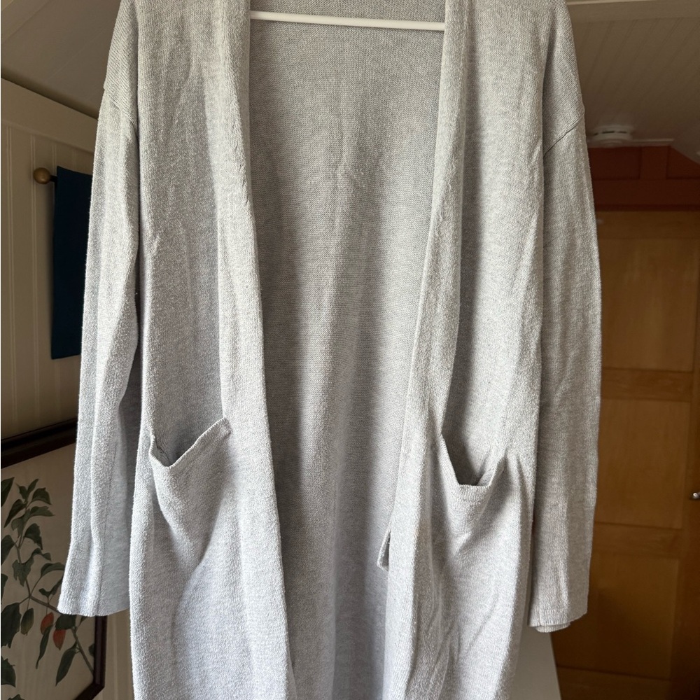 Banana Republic Women's Heather Gray Cardigan